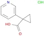 1-(pyridin-3-yl)cyclopropane-1-carboxylic acid hydrochloride