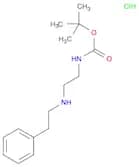 tert-Butyl N-{2-[(2-Phenylethyl)amino]ethyl}carbamate Hydrochloride