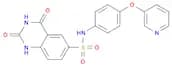 2,4-dioxo-N-[4-(pyridin-3-yloxy)phenyl]-1,2,3,4-tetrahydroquinazoline-6-sulfonamide