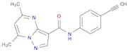N-(4-Ethynylphenyl)-5,7-dimethyl-pyrazolo[1,5-a]pyrimidine-3-carboxamide