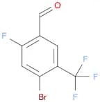 4-Bromo-2-fluoro-5-(trifluoromethyl)benzaldehyde