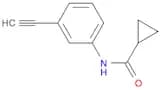 N-(3-ETHYNYLPHENYL)CYCLOPROPANECARBOXAMIDE