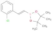 2-[(E)-2-(2-chlorophenyl)ethenyl]-4,4,5,5-tetramethyl-1,3,2-dioxaborolane, E