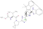 methyl ((S)-1-((S)-6-(5-(7-(2-((1R,3S,4S)-2-azabicyclo[2.2.1]heptan-3-yl)-1H-benzo[d]imidazol-6-yl…