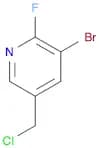 3-Bromo-5-(chloromethyl)-2-fluoropyridine