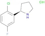 (R)-2-(2-chloro-5-fluorophenyl)pyrrolidine hydrochloride