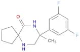 8-(3,5-Difluorophenyl)-8-Methyl-6,9-Diazaspiro[4.5]Decan-10-One