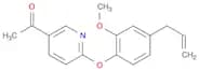 5-Acetyl-2-(4-allyl-2-methoxyphenoxy) pyridine
