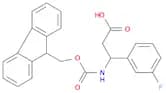 Benzenepropanoic acid, b-[[(9H-fluoren-9-ylmethoxy)carbonyl]amino]-3-fluoro-