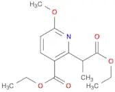 2-Pyridineacetic acid, 3-(ethoxycarbonyl)-6-methoxy-α-methyl-, ethyl ester