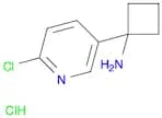 1-(6-chloropyridin-3-yl)cyclobutan-1-amine hydrochloride