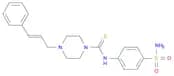 N-[4-(Aminosulfonyl)phenyl]-4-(3-phenyl-2-propenyl)-1-piperazinecarbothioamide