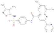 N-(4-(N-(3,4-Dimethylisoxazol-5-yl)sulfamoyl)phenyl)-6,8-dimethyl-2-(pyridin-2-yl)quinoline-4-carb…