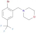 4-[[2-Bromo-5-(trifluoromethyl)phenyl]methyl]morpholine