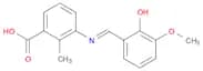 3-((2-Hydroxy-3-methoxybenzylidene)amino)-2-methylbenzoic acid
