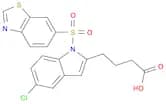 1H-Indole-2-butanoic acid, 1-(6-benzothiazolylsulfonyl)-5-chloro-