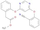 Methyl 2-(2-((6-(2-cyanophenoxy)pyrimidin-4-yl)oxy)phenyl)acetate