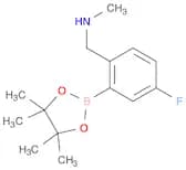 2-(N-Methylaminomethyl)-5-fluorophenylboronic acid, pinacol ester