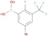 5-Bromo-2-fluoro-3-trifluoromethylphenylboronic acid
