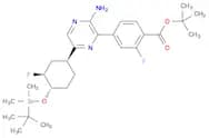 tert-Butyl 4-(3-amino-6-((1S,3S,4S)-4-((tert-butyldimethylsilyl)oxy)-3-fluorocyclohexyl)pyrazin-2-…