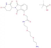 Thalidomide-O-amido-PEG2-C2-NH2 (TFA)