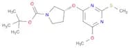 (R)-3-(6-Methoxy-2-methylsulfanyl-pyrimidin-4-yloxy)-pyrrolidine-1-carboxylic acid tert-butyl ester