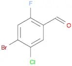 4-Bromo-5-chloro-2-fluorobenzaldehyde