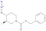 (3S,4S)-benzyl 4-azido-3-fluoropiperidine-1-carboxylate