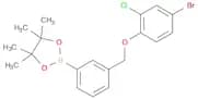 2-(3-((4-bromo-2-chlorophenoxy)methyl)phenyl)-4,4,5,5-tetramethyl-1,3,2-dioxaborolane