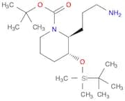 tert-butyl (2S,3R)-2-(3-aminopropyl)-3-[tert-butyl(dimethyl)silyl]oxy-piperidine-1-carboxylate