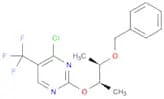 2-[(1R,2R)-2-benzyloxy-1-methyl-propoxy]-4-chloro-5-(trifluoromethyl)pyrimidine