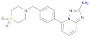 [1,2,4]Triazolo[1,5-a]pyridin-2-amine, 5-[4-[(1,1-dioxido-4-thiomorpholinyl)methyl]phenyl]-