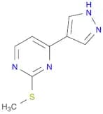 2-(Methylthio)-4-(1H-pyrazol-4-yl)pyrimidine