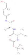 tert-Butyl ((S)-1-(((S)-1-((4-(hydroxymethyl)phenyl)amino)-1-oxopropan-2-yl)amino)-3-methyl-1-oxob…