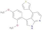 3-(2,4-Dimethoxyphenyl)-4-(3-thienyl)-1H-pyrrolo[2,3-b]pyridine