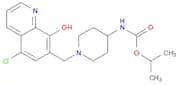 Isopropyl(1-((5-chloro-8-hydroxyquinolin-7-yl)methyl)piperidin-4-yl)carbamate