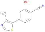 2-Hydroxy-4-(4-methylthiazol-5-yl)benzonitrile