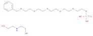 2,5,8,11,14-Pentaoxahexadecan-16-ol, 1-phenyl-, dihydrogen phosphate, compd. with 2,2′-iminobis[et…