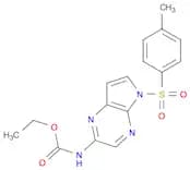 Carbamic acid, N-[5-[(4-methylphenyl)sulfonyl]-5H-pyrrolo[2,3-b]pyrazin-2-yl]-, ethyl ester