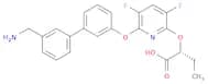 Butanoic acid, 2-[[6-[[3'-(aminomethyl)[1,1'-biphenyl]-3-yl]oxy]-3,5-difluoro-2-pyridinyl]oxy]-, (…
