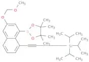 Triisopropyl((6-(methoxymethoxy)-8-(4,4,5,5-tetramethyl-1,3,2-dioxaborolan-2-yl)naphthalen-1-yl)et…