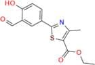 Ethyl 2-(3-formyl-4-hydroxyphenyl)-4-methylthiazole-5-carboxylate