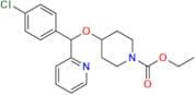 4-[(4-chlorophenyl)(2-pyridyl)methoxy]piperidine-1-carboxylic acid ethyl ester