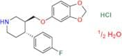 Paroxetine Hydrochloride Hemihydrate