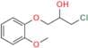 1-chloro-3-(2-methoxyphenoxy)propan-2-ol