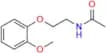 N-[2-(2-Methoxyphenoxy)ethyl]acetamide