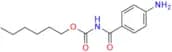 Hexyl (4-aminobenzoyl)carbamate