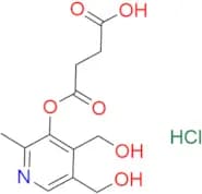 4-((4,5-bis(hydroxymethyl)-2-methylpyridin-3-yl)oxy)-4-oxobutanoic acid hydrochloride