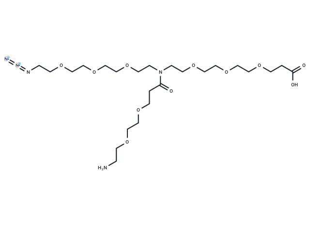 N-(Azido-PEG3)-N-(PEG2-amine)-PEG3-acid