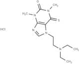 Theophylline, 7-(2-(diethylamino)ethyl)-6-thio-, hydrochloride